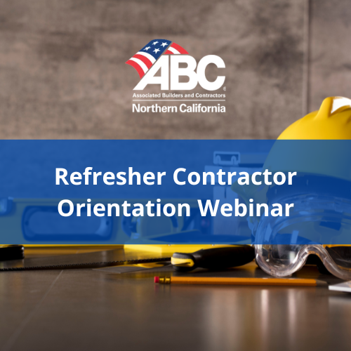 Refresher Contractor Orientation Webinar