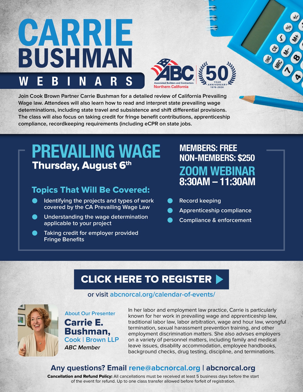 Prevailing Wage Webinar (08/06/2026)