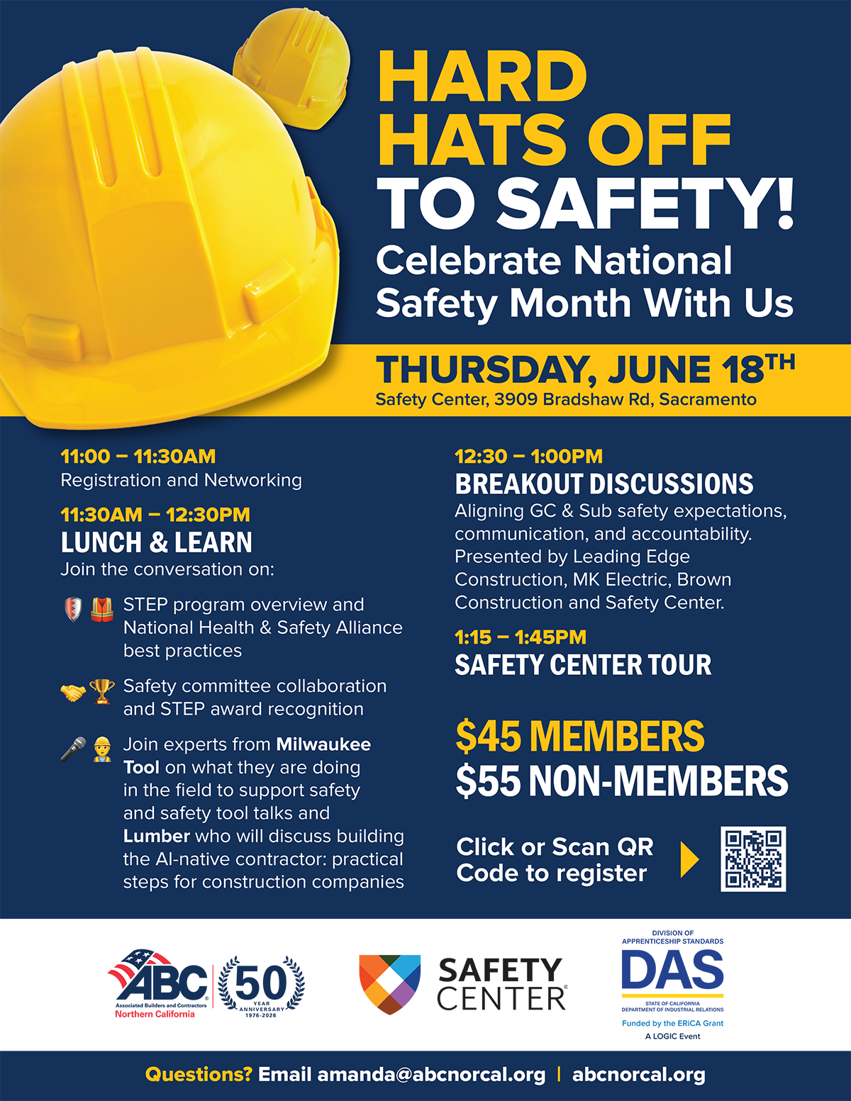 Celebrate National Safety Month with us | Lunch & Learn, GC and Sub safety Breakout Discussions and More!
